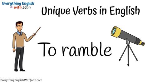 ramble verb .